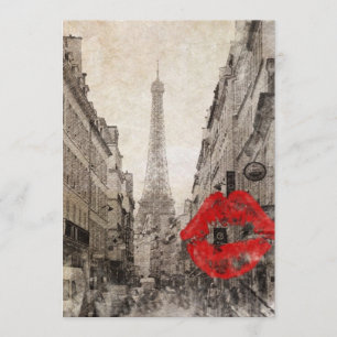 impressionisme najaarslandschap parijs eiffeltoren kaart