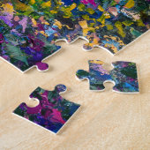 Impressionisme Path: Sunny Forest Waterverf Legpuzzel (Zijkant)