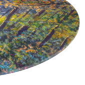 Impressionisme Path: Sunny Forest Waterverf Snijplank (Hoek)