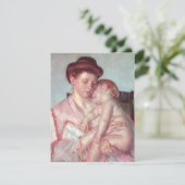  impressionisme, slaperige Baby van Mary Cassatt (Staand voorkant)