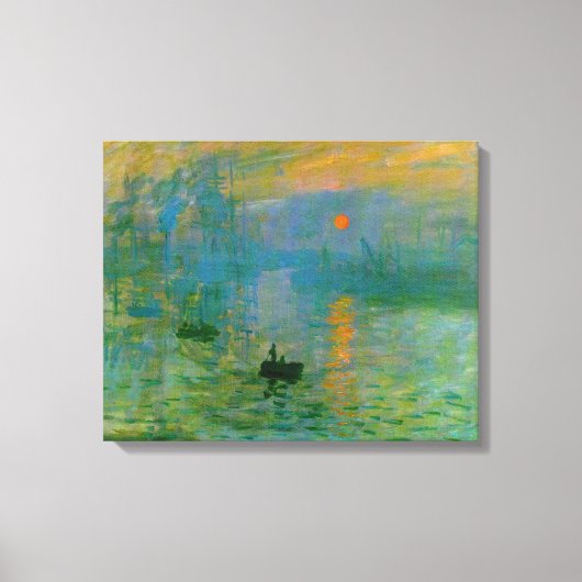 Impressionisme Sunrise Wrapped Canvas Afdruk (Voorkant)