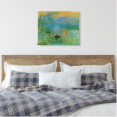 Impressionisme Sunrise Wrapped Canvas Afdruk (Insitu (Slaapkamer))