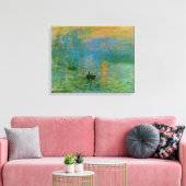 Impressionisme Sunrise Wrapped Canvas Afdruk (Insitu (Woonkamer))
