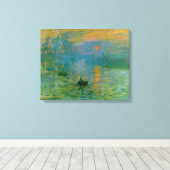 Impressionisme Sunrise Wrapped Canvas Afdruk (Insitu (Houten vloer))