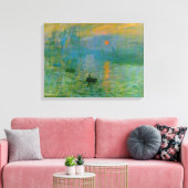 Impressionisme Sunrise Wrapped Canvas Afdruk (Insitu (Woonkamer))