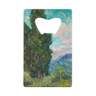 Impressionisme Vincent Van Gogh beroemde visuele k Kredietkaart Flessenopener