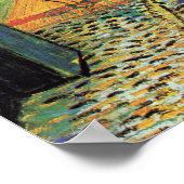 Impressionisme Vincent Van Gogh Cafe Terrace in Ni Poster (Hoek)