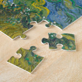Impressionisme Vincent Van Gogh Cypresses Painting Legpuzzel (Zijkant)