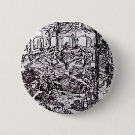 Impressionisme Vincent Van Gogh Garten des Hospita Ronde Button 5,7 Cm