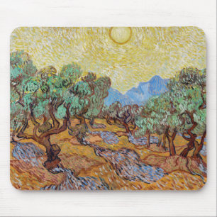 Impressionisme Vincent Van Gogh Olive Trees beroem Muismat
