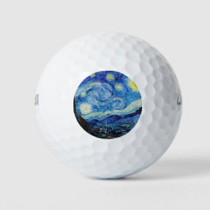 Impressionisme Vincent Van Gogh Starry Sterrennach Golfballen