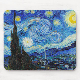 Impressionisme Vincent Van Gogh Starry Sterrennach Muismat