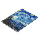 Impressionisme Vincent Van Gogh Starry Sterrennach Notitieboek (Linkerzijde)