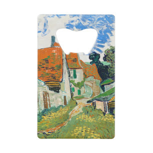 Impressionisme Vincent Van Gogh Street in Auvers Kredietkaart Flessenopener