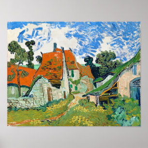 Impressionisme Vincent Van Gogh Street in Auvers P Poster