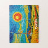 Impressionisme Zonne- en Windenergie Legpuzzel (Verticaal)