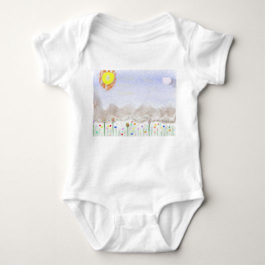 Impressionist Art Baby Bodysuit (Voorkant)