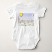 Impressionist Art Baby Bodysuit (Achterkant)