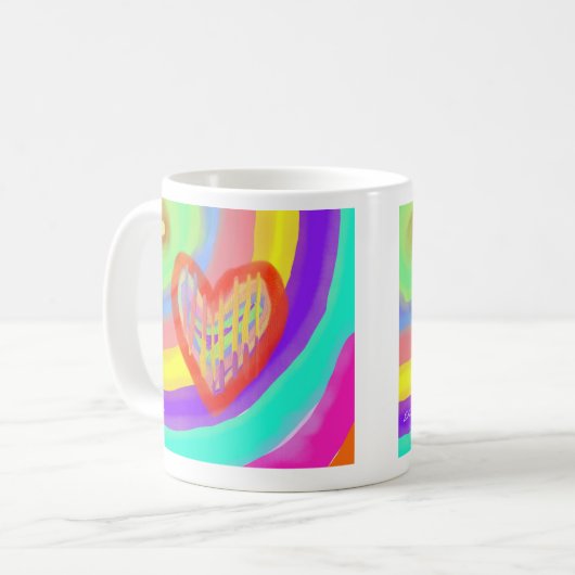 Impressionist Art Love Mug (Devant gauche)