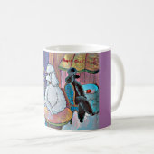 Impressionist Art Poodles Paris Cafe Mok Cup (Voorkant rechts)