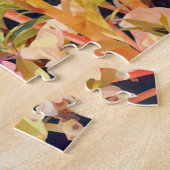 Impressionist Artsy Dramatic Hummingbird Puzzle Legpuzzel (Zijkant)