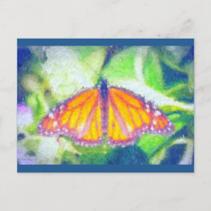 Impressionist Butterfly Briefkaart