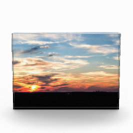 Impressionist Cleveland Sunset Fotoblokken