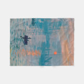 Impressionist Fleece Deken (Voorkant (Horizontaal))