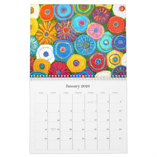 Impressionist Florals Agenda Kalender (Jan 2026)