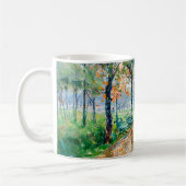 Impressionist Garden Art Mug Rainy Park Stroll Koffiemok (Links)