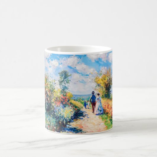 Impressionist Garden Art Mug Summer Flower Path (Centre)