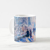 Impressionist Garden Art Mug Winter Pathway Scene (Devant gauche)