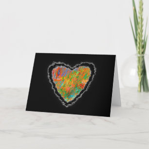Impressionist Heart Valentijn Love Romance Kaart