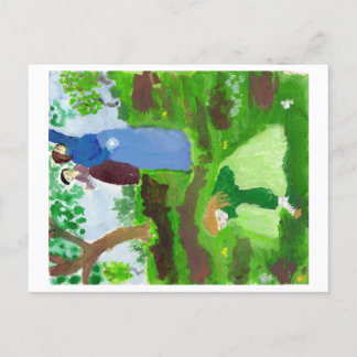 Impressionist homage briefkaart