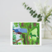 Impressionist homage briefkaart (Staand voorkant)