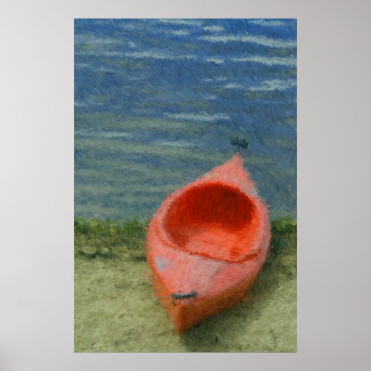 Impressionist Kayak Print (Voorkant)