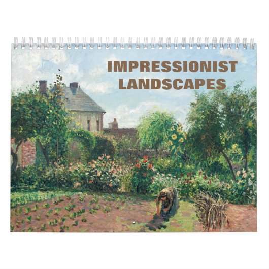 Impressionist Landscapes - Masterstuk schilderijen Kalender (Hoes)