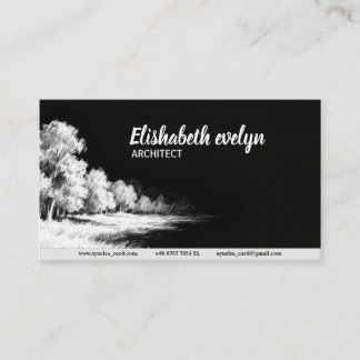 Impressionist Lines - Landscape g432 Visitekaartje