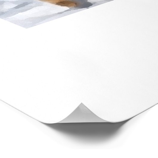 Impressionist Sharpei Poster (Hoek)