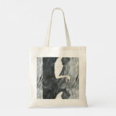 Impressionist Swan Tote Bag (Achterkant)