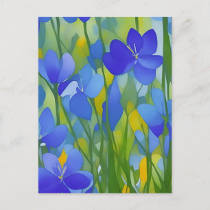 Impressionist Texas Bluebonnets Briefkaart