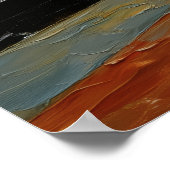 Impressionist Urban Landscape – Quiet Platform Poster (Hoek)