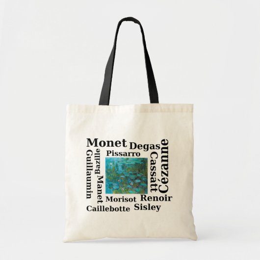 Impressionisten Tote Bag (Voorkant)