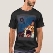 Impressionistic  Cat Screaming Impressionism Cats T-shirt (Voorkant)