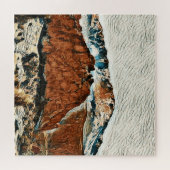 Impressionistisch gebergte Scene Puzzle Legpuzzel (Horizontaal)