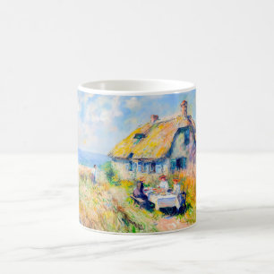 Impressionistisch Huis aan Zee – Kust Kunst Mok