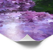 Impressionistisch Hydrangea Foto afdrukken Afdruk (Hoek)