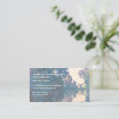 Impressionistisch Kunst Therapeut Visitekaartje (Staand voorkant)