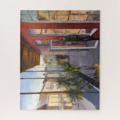 Impressionistisch New Orleans Balcony Scene Painti Legpuzzel (Verticaal)