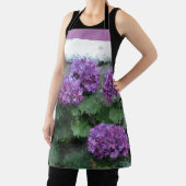 Impressionistisch Paars Hydrangea Blossom Schort (Insitu)